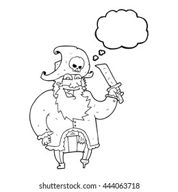 capitán de caricatura pirata de dibujos animados de libre mano