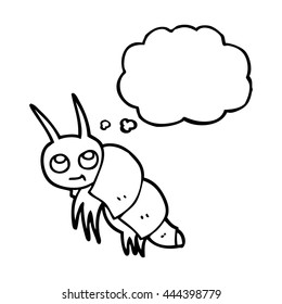 Karikatur-Karikaturenkrebs in freehand gezeichnet
