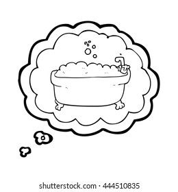 bathtub with bubbles clipart