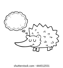 desenho livre pensamento bolha desenho animado ouriço