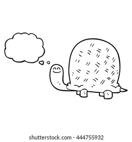 Karikatur-Schildkröte