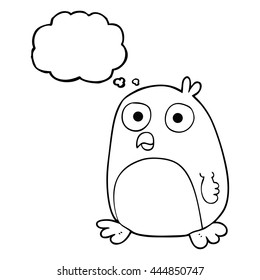 gatillo de caricatura de burbuja de pensamiento dibujado a mano libre