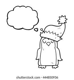 gatillo de caricatura de burbuja de pensamiento dibujado a mano libre