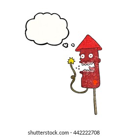 freehand drawn thought bubble textured cartoon screaming firework