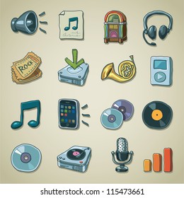 Freehand icons - Music
