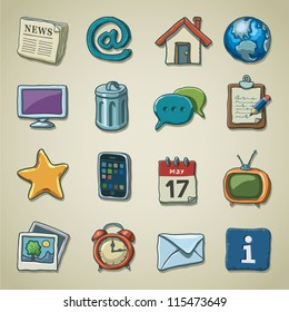 Freehand icons - Web and multimedia