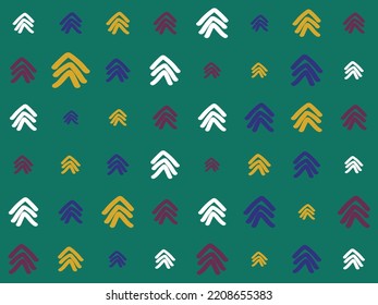 Freehand Line Aztec print fabric Seamless Pattern Design Geometric African American oriental traditional vector illustrations. Embroidery style.