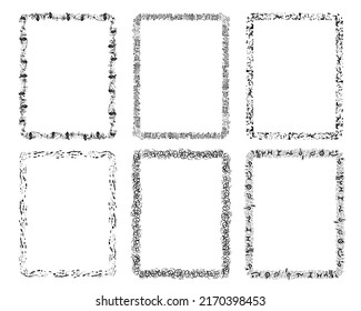 Freehand Line, Doodle Borders Clipart, Various Shapes Of Doodle Style, Decorative Elements, Teacher Clipart, Whimsical Borders For Patterned Frames.