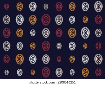 Freehand Pattern Drawing Aztec print fabric Seamless Pattern Design Geometric African American oriental traditional vector illustrations. Embroidery style.