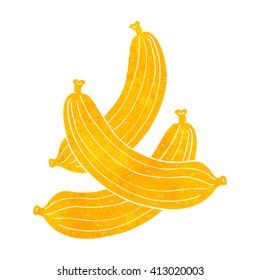 bananas de dibujos animados a mano libre