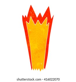 explosión de caricatura retro a mano libre