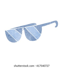 freehand retro cartoon glasses