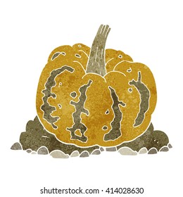 squash de caricatura retro a mano libre