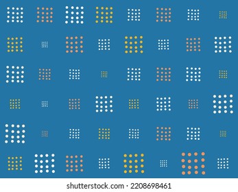 Freehand Sketch Doted pattern Aztec fabrics Seamless Pattern Design Uzbek ikat-traditional silk product in Uzbekistan and Central Asia,