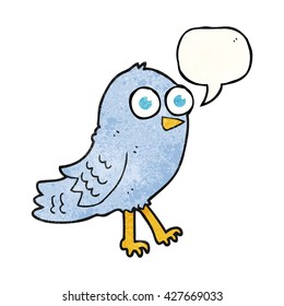 Karikaturenvogel mit Freibäder
