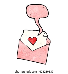 burbuja de la libre expresión textura caricatura carta de amor