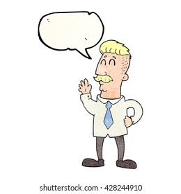 burbuja de la libre expresión textura oficina de caricaturas hombre ondeando