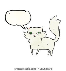 gatito de dibujos animados con textura de burbuja de la libre expresión