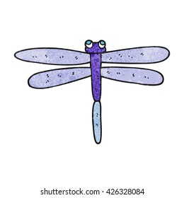 freehand textured cartoon bug