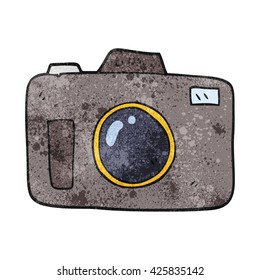 freehand textured cartoon camera