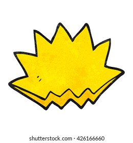 freehand textured cartoon explosion decorative symbol