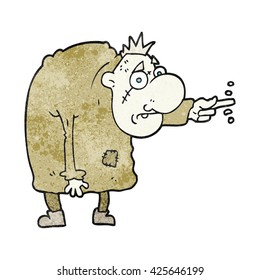 freehand textured cartoon igor