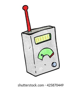 freehand textured cartoon scientific device