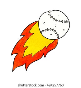 freehand textured cartoon sports ball