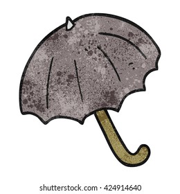 freehand textured cartoon umbrella