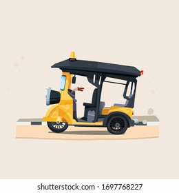 Vector libre en concepto de vehículo