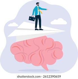Freeing the mind to gain freedom, brainstorming, innovative ideas or creativity,

