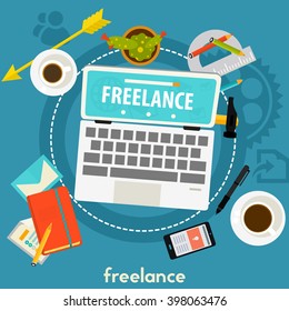 Freelance Concept Banner