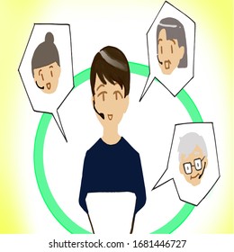 concepto freelance, el contratista envía el trabajo completado al cliente, teletrabajo remoto de la imagen de los empresarios
 autónomo de teletrabajo, plano