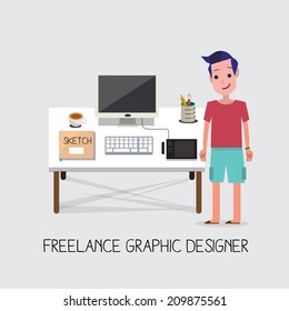 freelance graphic designer