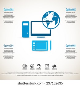 Freelance graphic designer infographic