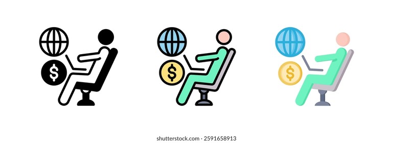 Freelance Icon Element For Design