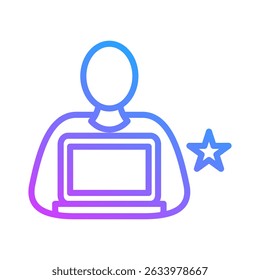 Elemento De Ícone Freelance Para Design