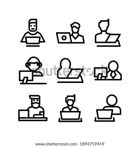 freelance icon or logo isolated sign symbol vector illustration - Collection of high quality black style vector icons
