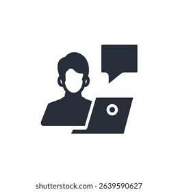 freelance icon set.vector.Editable stroke.linear style sign for use web design,logo.Symbol illustration.