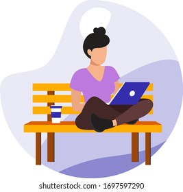 Concepto de diseño plano de trabajo independiente