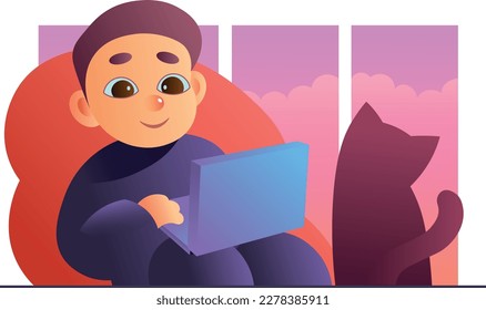 Freelance vector characters illustrations that are expertly stylized and bursting with vibrant colors. Each image is thoughtfully crafted to capture the essence of the freelance world.