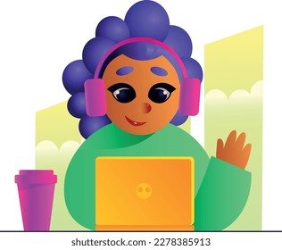 Freelance vector characters illustrations that are expertly stylized and bursting with vibrant colors. Each image is thoughtfully crafted to capture the essence of the freelance world.