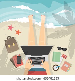 Freelance work concept.