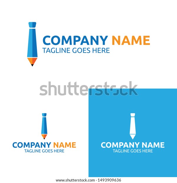 Freelance Writer Logo Template Modern Logo Stock Vector Royalty Free