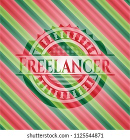 Freelancer christmas emblem.