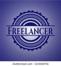  Freelancer emblem with jean high quality background