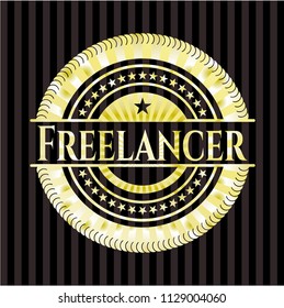 Freelancer gold badge or emblem