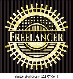 Freelancer gold badge or emblem