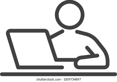freelancer icon. management icon. businessman icon vector 