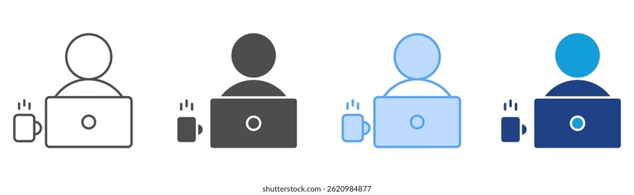 Freelancer Icon Set Multiple Style Collection